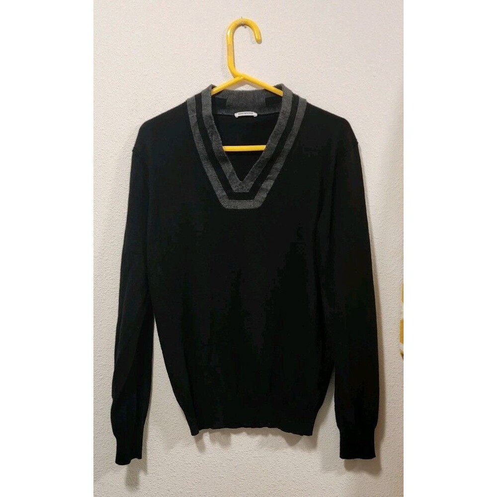 Vintage Bikkembergs Knitted   Wool Blend Sweater Size XL Preppy Made In Italy